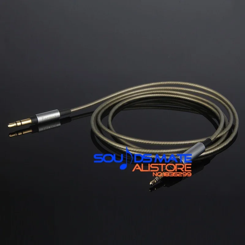 Upgrade Kabel HIFI Berlapis Perak untuk Sennheiser HD595 HD598 HD558 HD518 Headphone 3 Warna Pilih
