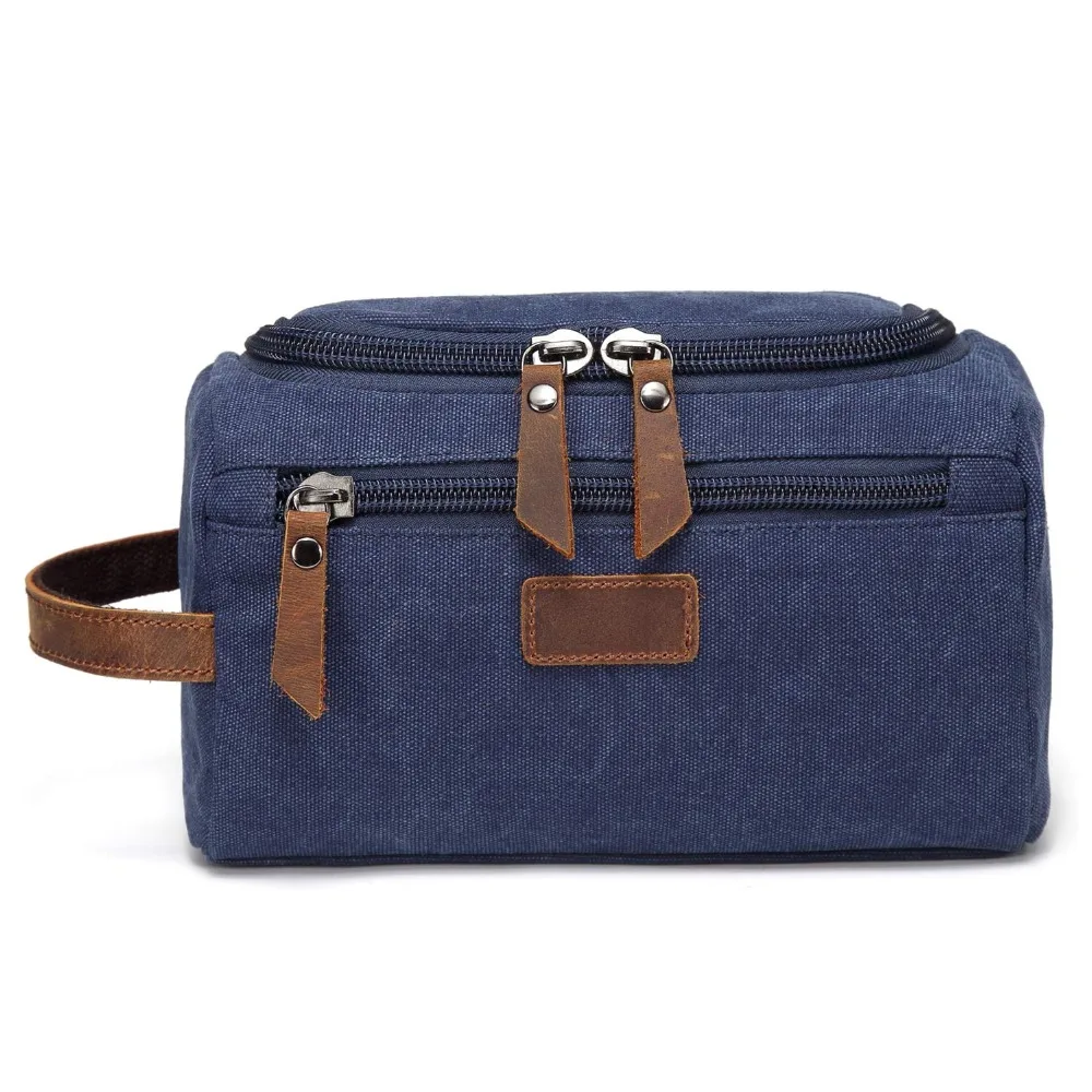 Wasserdicht Tragen Männer Kosmetik Make-Up Box Tasche Reise Veranstalter Leinwand Große Notwendigkeiten Männlichen Eitelkeit Fall Waschen Kulturbeutel – Detail 8