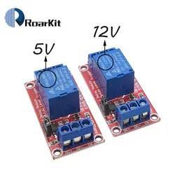 Jeden 1 kanał 5V / 12V przekaźnik płyta modułu tarcza z wsparcie transoptora wysoki i niski poziom wyzwalania dla Arduino