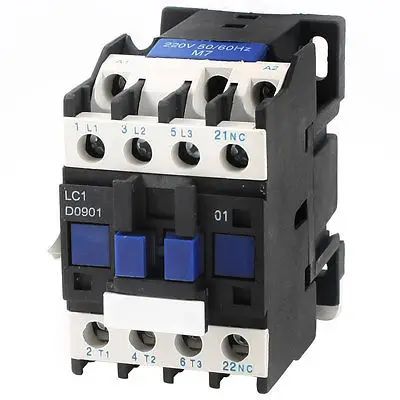 

LC1-D0901 AC 220V Coil 35mm DIN Rail Mounting Motor Control Contactor