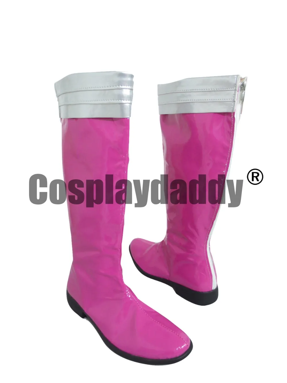 Kaizoku Sentai Gokaiger Gokai Pink Cosplay Boots S008