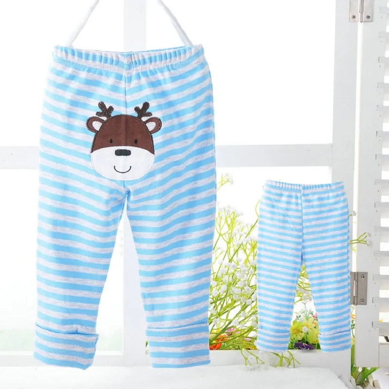 Brand Baby Pants Newborn Clothes Baby Boys Underpant Girls Tights 4Pcs/pack 100% Cotton Bebe Roupa Long Trouser