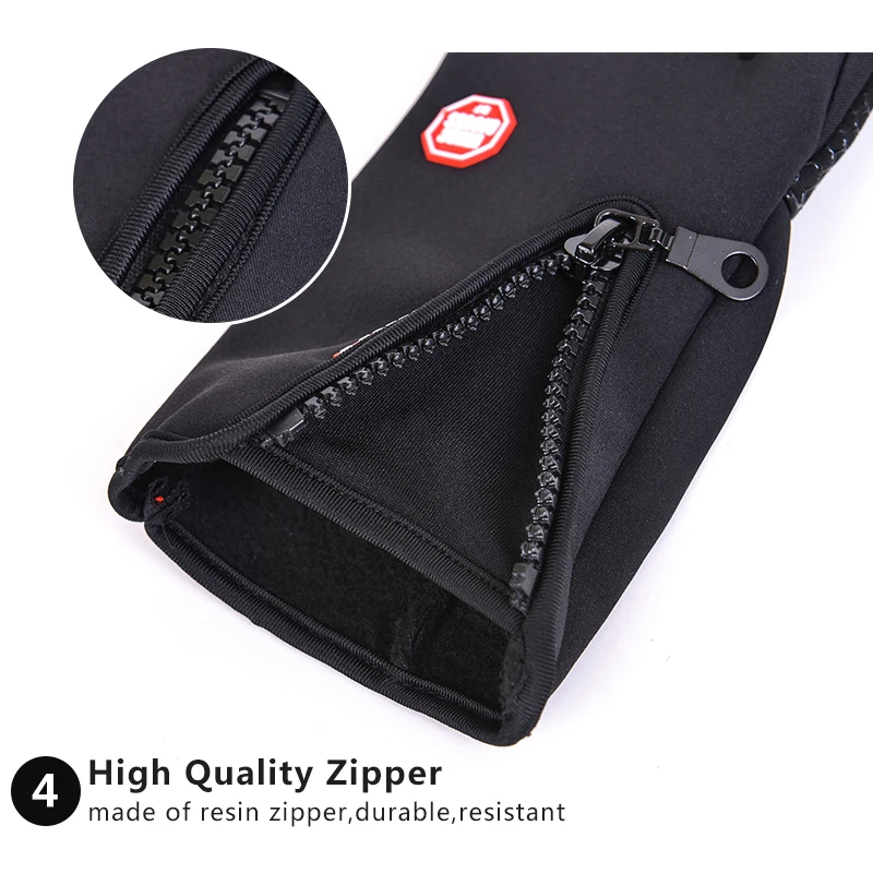 Unisex Touchscreen Winter Thermal Warm Cycling Bicycle Bike Ski Outdoor Camping Hiking Motorcycle Gloves Sports Full Finger