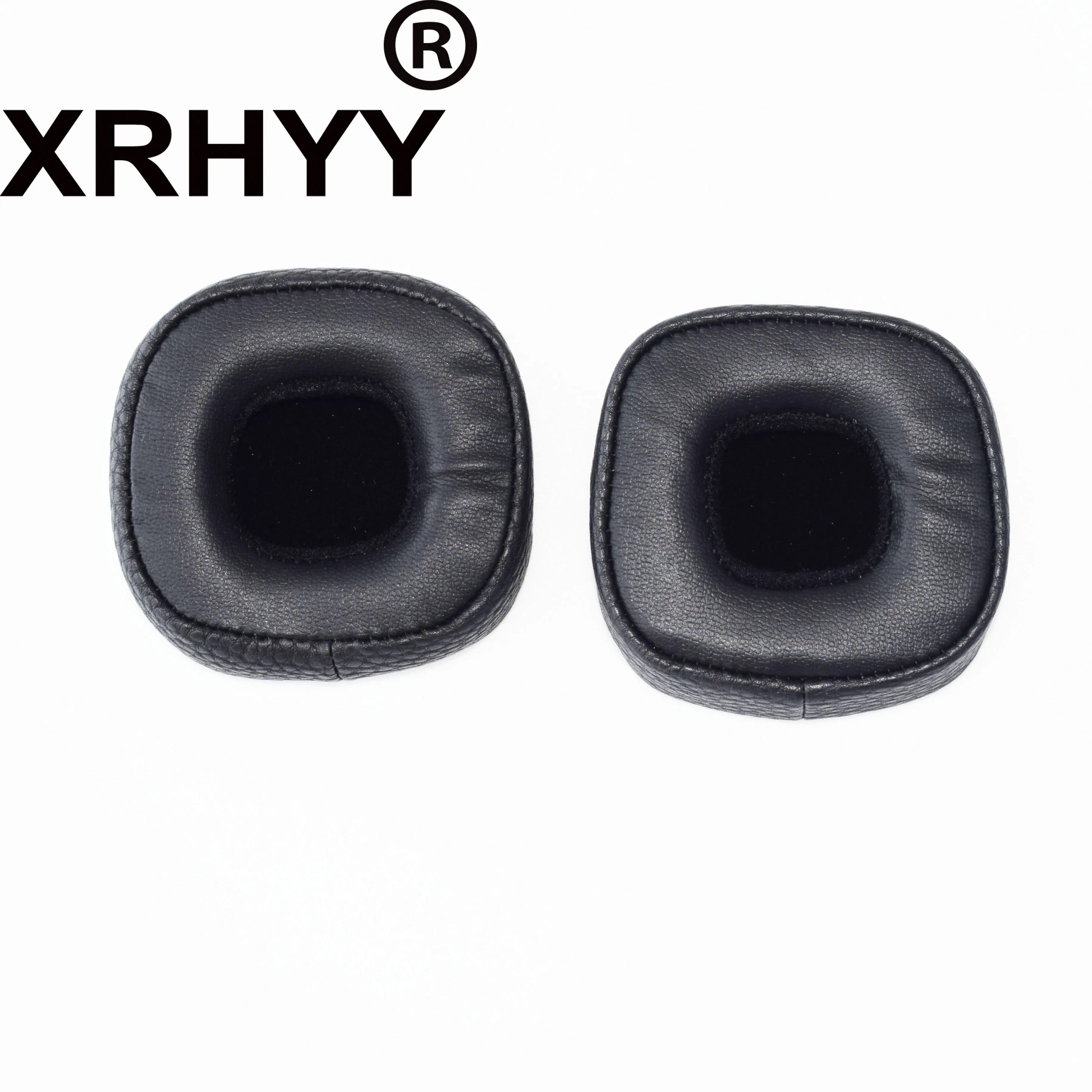 XRHYY 1 Pairs Black Replacement PU Leather Ear Pads Over-Ear Ear pads Cushion Foam Cover For Marshall Major 3 Headphones