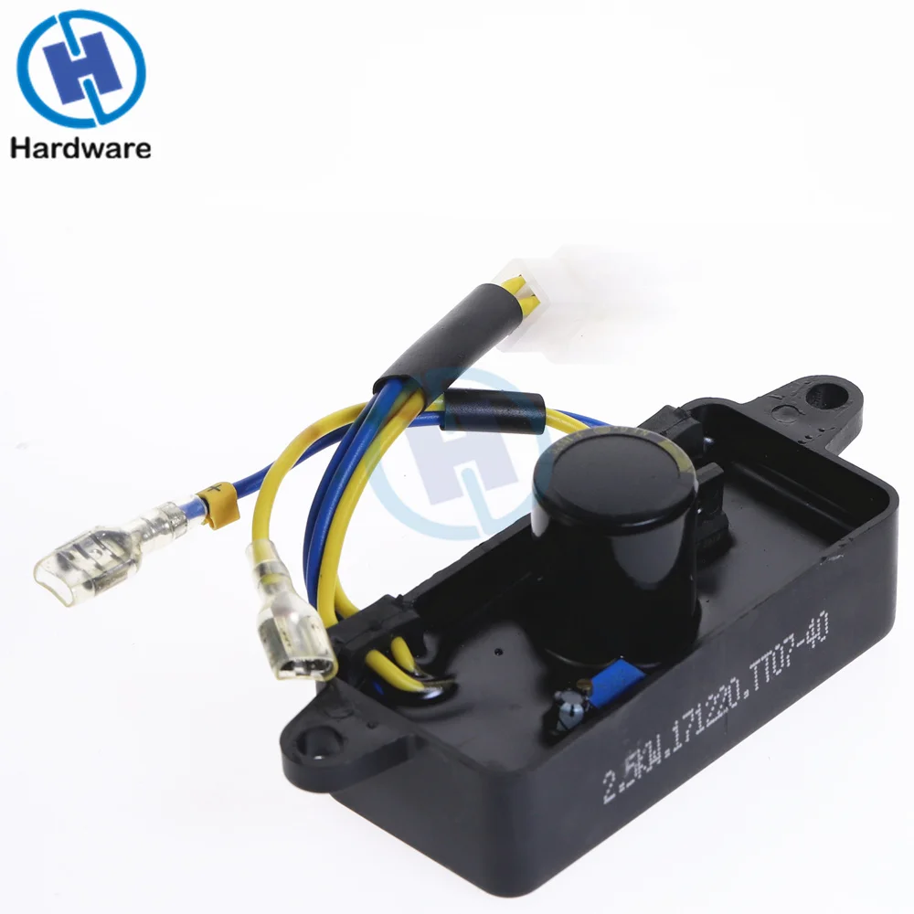 Automatic Electric Voltage Rectifier Regulator For Single Phase 2KW-3KW Chinese Gasoline Generator Spare Parts AVR 110*38*35mm