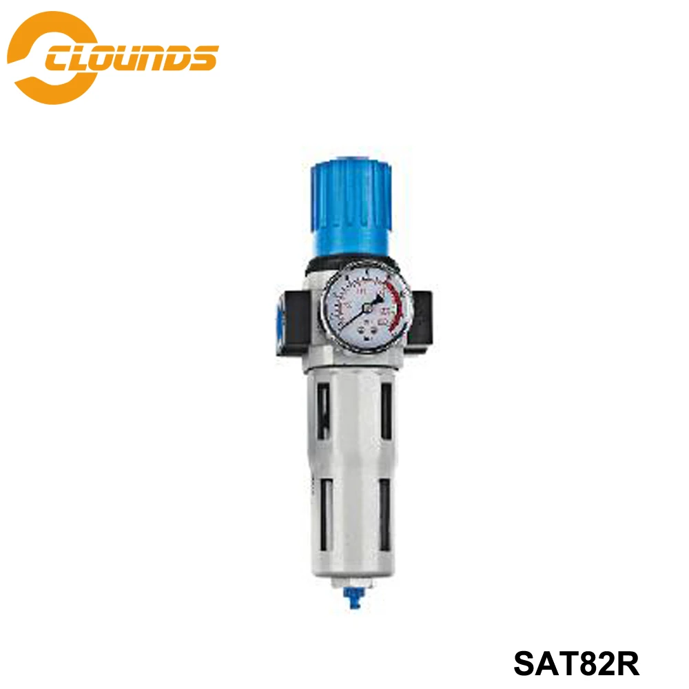 SAT82R Air Source Gas Treatment Unit Filter Pressure Regulator With Gauge Tools