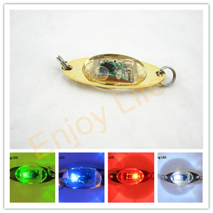 5Pcs*Flash Lamp Deep Drop Underwater Attraction indicator Fishing Electronic Flashing LED Light  Fishing Squid Lure  Bait Light