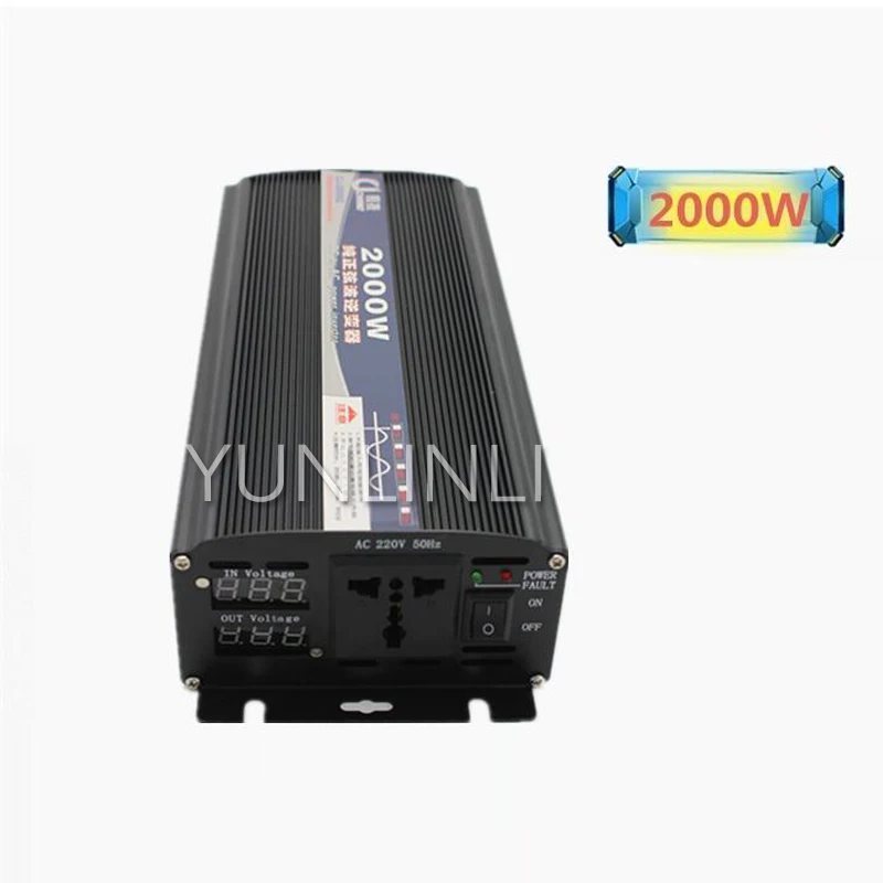 

Pure Sine Wave Inverter 2000W Car Power Inverter Power Supply 220V AC Transformer CJ-2000W