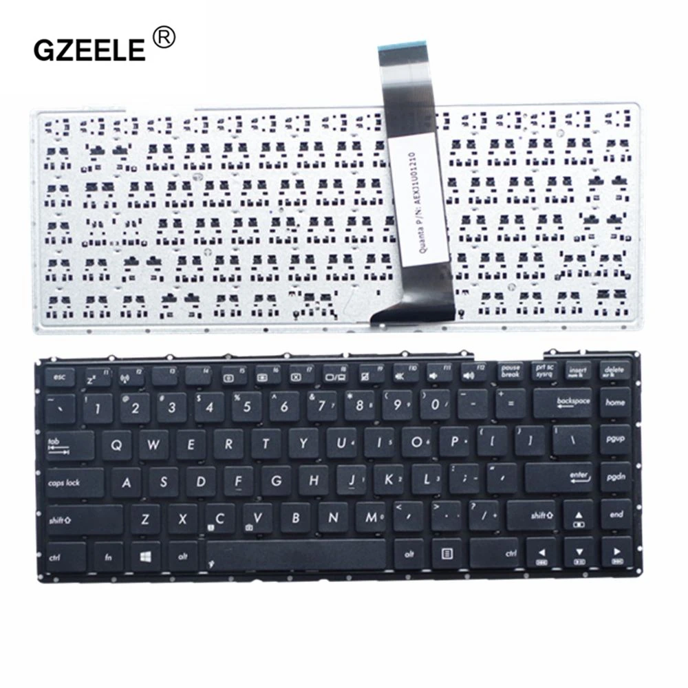 ASUS X452C 키보드 교체용 키보드 추천 및 실사용 리뷰: GZEELE US 레이아웃 블랙 모델