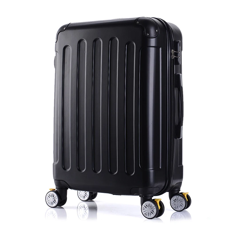 LeTrend Fashion Rolling Luggage Spinner 22 inch Student Suitcase Wheels Trolley 20 inch Carry On Travel Bag password Box