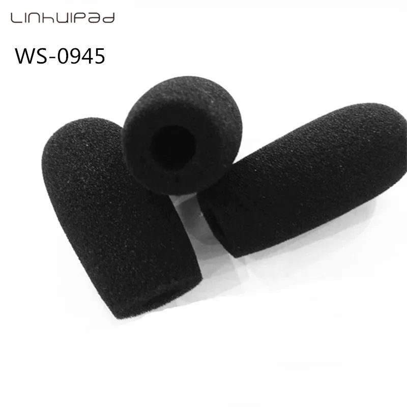 

Linhuipad Foam Microphone Windscreens Mic windshields covers 9mm opening 45mm inner length 10 pcs / lot
