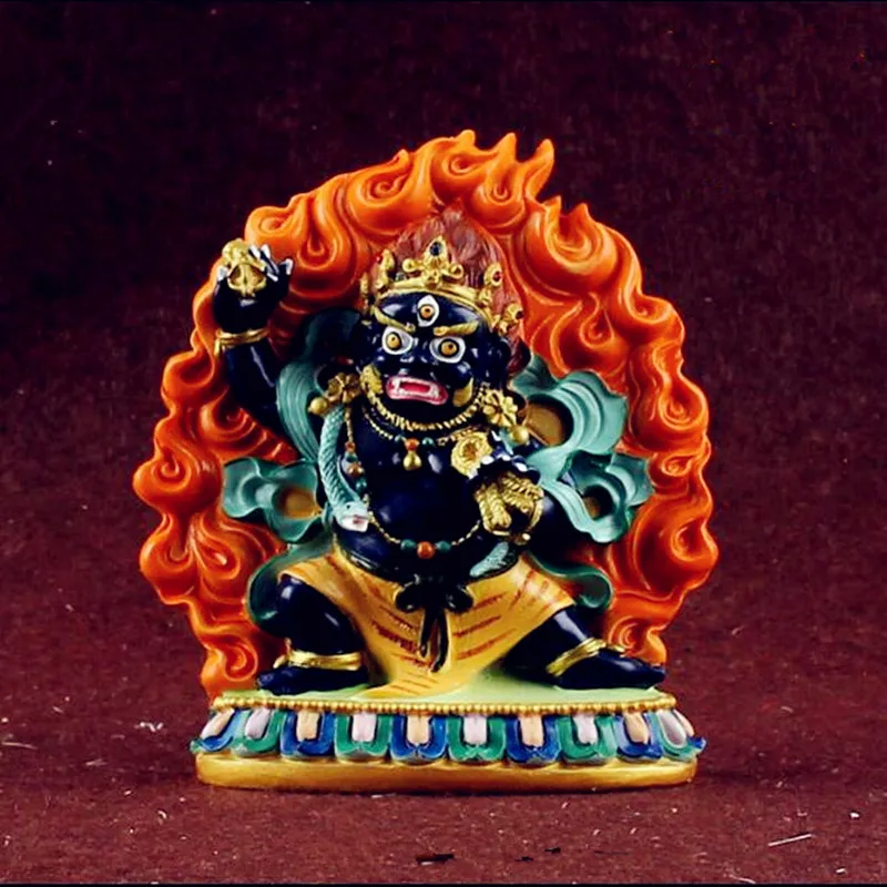 Vajrapani, King Dense Tracks Wead the Bodhisattva, Hand Painted Small Statues of Yamantaka , Buddha Figurine Free Ship