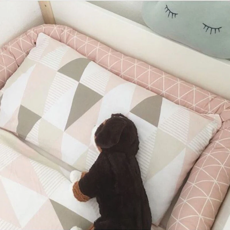 Long Baby Bed Bumper Infant Protector Pillow Crib Bumpers Baby Bedding Set Bebes Cot Fence Cushion Baby Decoration Room 200cm