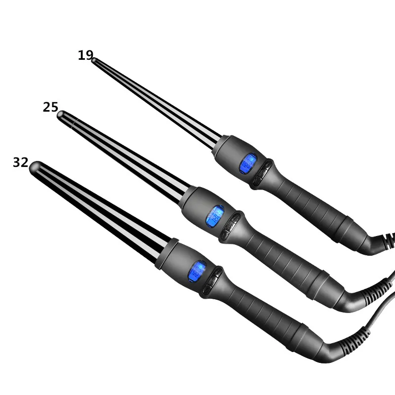 LCD Conical Curling Wand 4
