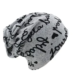 New Women's Warm Autumn Knitting Letter Style Spring Hat Ladies Beanie Scarf Dance Girls Gorros Women Skullies Bonnet Hats
