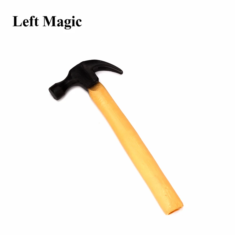 The Super Latex Rubber Fake Hammer Trick Crazy Hammer Magic Tricks Appearing Vanishing Magica Stage Gimmick Accessories Comedy