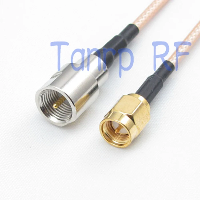 10pcs 15CM Pigtail coaxial jumper cable RG316 cord 6inch FME male plug to SMA male plug RF adapter connector