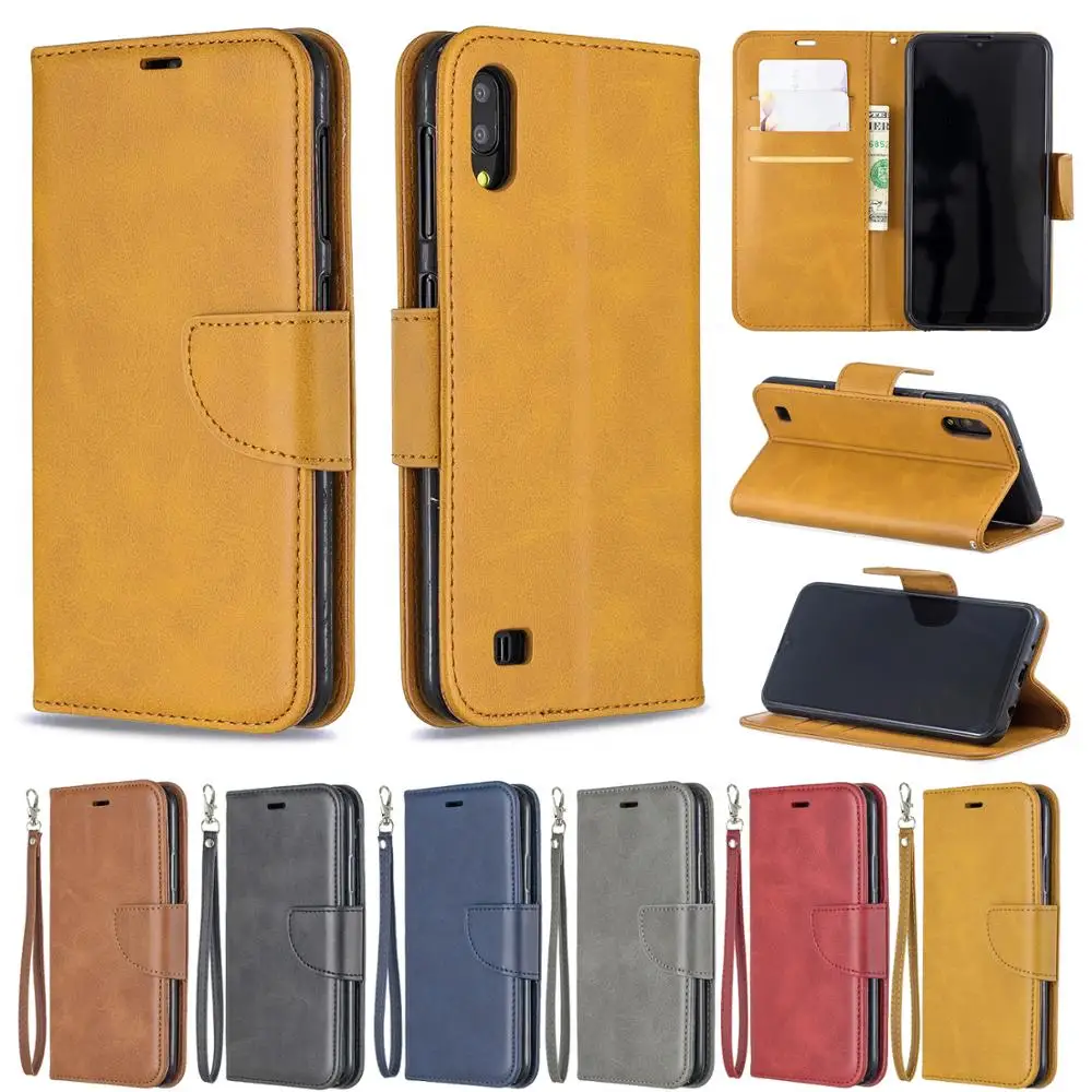 For Samsung Galaxy A10 A20 E Fashion Sheep PU Leather Wallet Case Stylish Flip Cover Phone Pouch 10Pcs/Lot