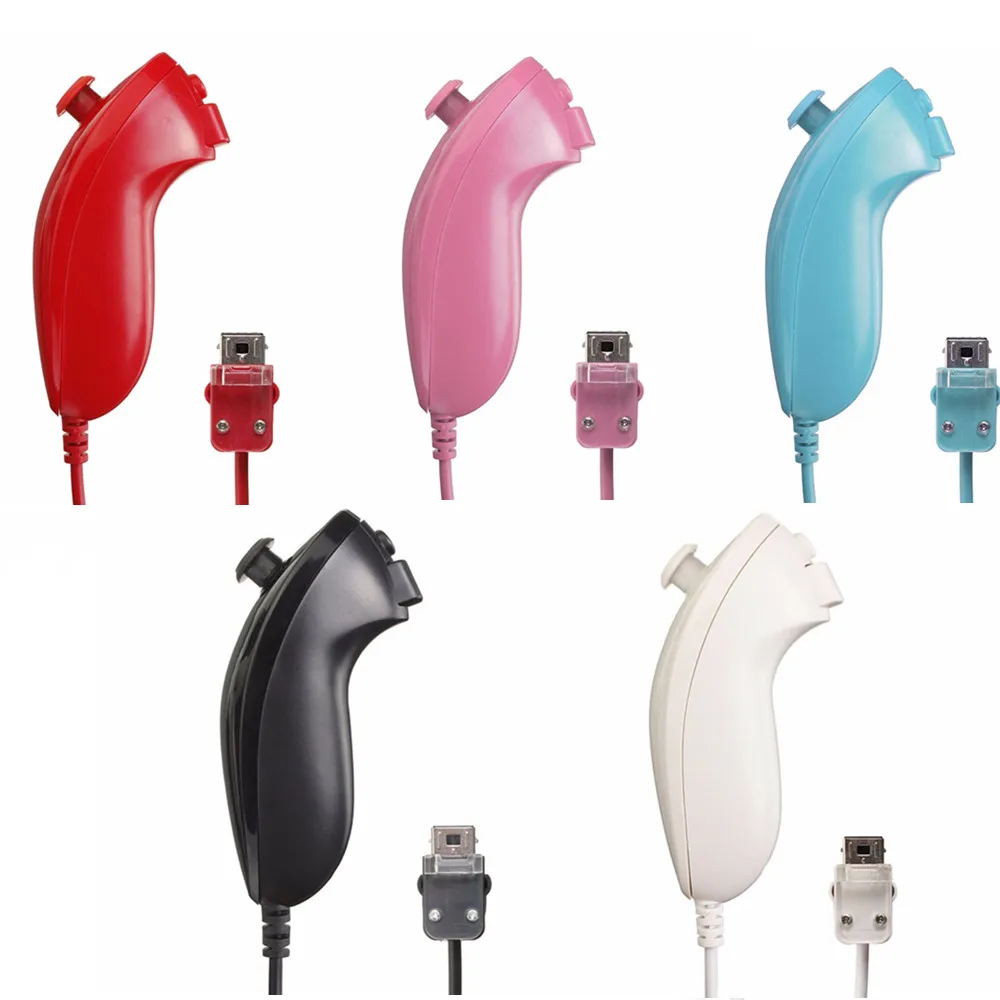 Voor Nintend Wii 2 In 1 Set Draadloze Bluetooth GamePad Afstandsbediening SYNC Joystick Linkerhand + Nunchuck Optioneel Motion Plus