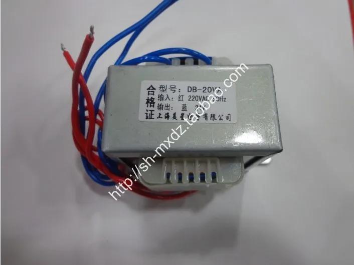 Type EI transformer 24V 220V DB-20W 24V AC 24V power transformer all copper CE certification