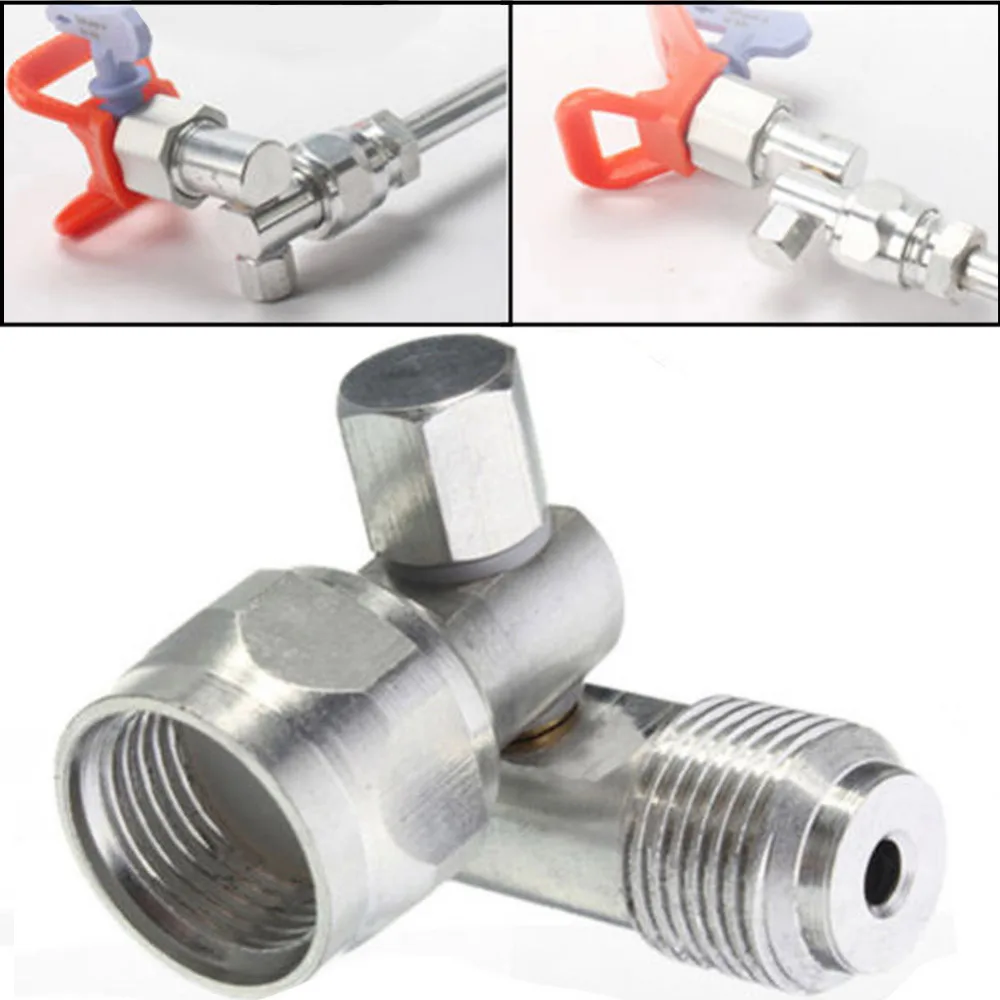 

Swivel Air Hose Connectors Fittings Air Hose Adapter Multi-angle Rotation Swivel Joint Adapter for Airless Paint Spray Gun Tools