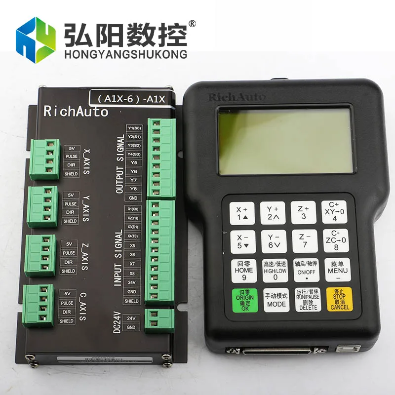 A18E controller RichAuto sistema di controllo a 4 assi parti del router di cnc accessori di ricambio