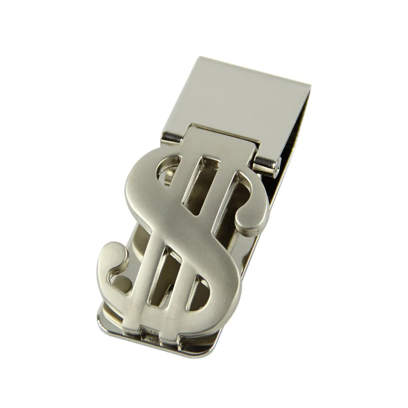 Slim Money Clip Stainless Steel Cash Bills Credit New Dollar Design