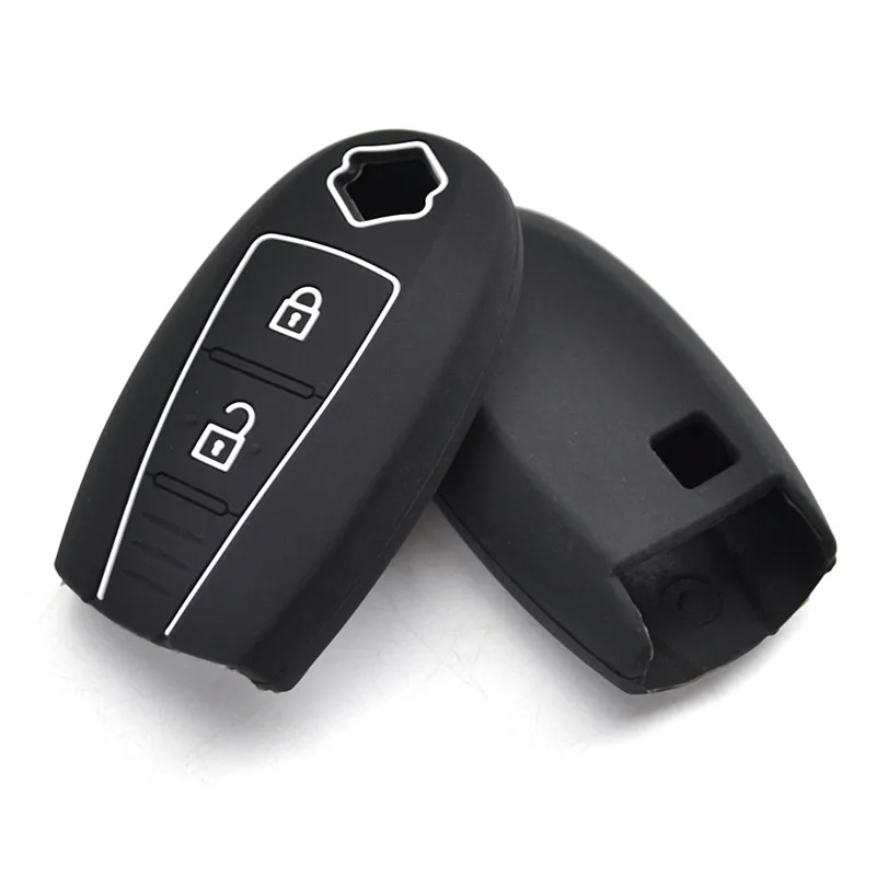 Silicone Key Case Cover For Suzuki Vitara Swift Ignis Kizashi SX4 Baleno Ertiga Keyless Fob Shell Skin Holder Protector