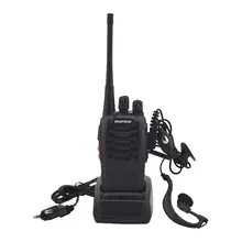 2 Pack BF-888S UHF Walkie Talkies with Earpieces #2