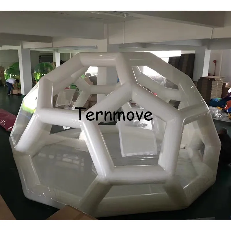 Inflatable Christmas Bubble Tent House PVC Tarpaulin Inflatable Transparent Bubble Tent soccer camping hotel