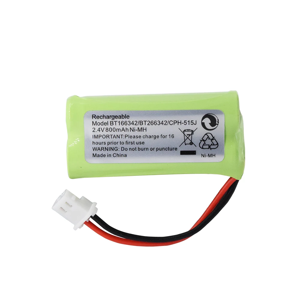 PALO 2.4V 800mAh Ni-MH Rechargeable Battery pack Wireless Home Phone Battery Pack for AT & T BT166342 BT266342 TL32100