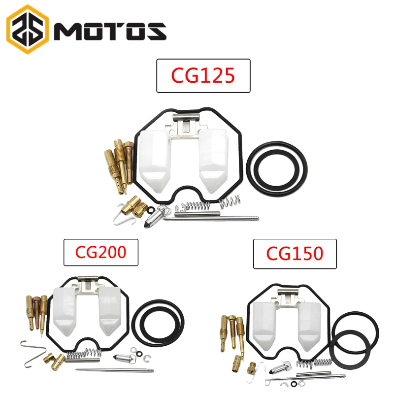 

ZS MOTOS Motorcycle Keihi PWK Carburetor PZ26 PZ27 PZ30 repair kits CG125 CG150 CG200 Carb For HONDA CG Motorcycle Repair Kit