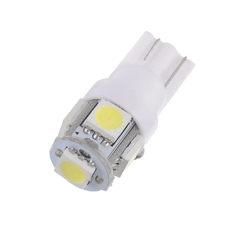 2PCS Led Car DC 12v Lampada Light T10 5050 Super White 194 168 w5w T10 Led Parking Bulb Auto Wedge Clearance Lamp