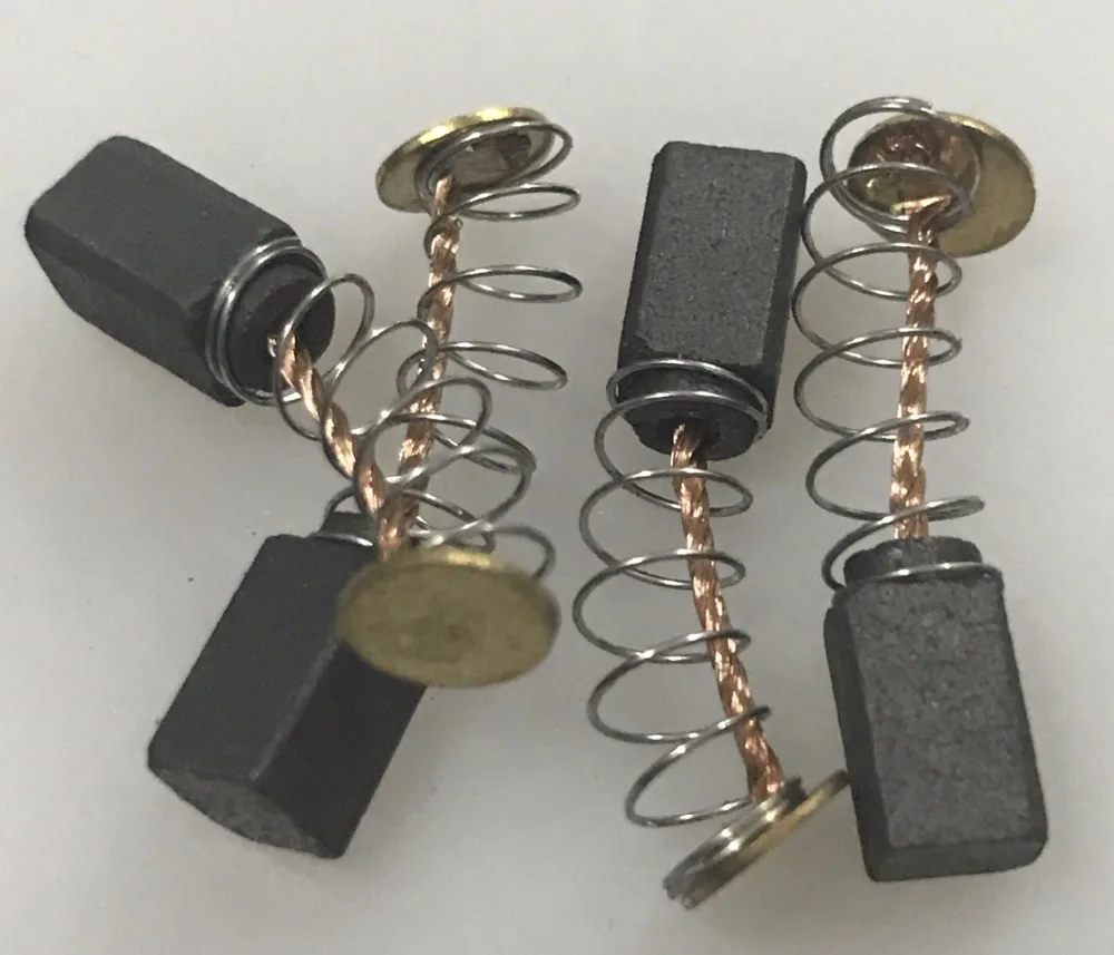4 قطعة الكهربائية الحفر موتور 4.9x 4.9x 9.5 فرش كربون