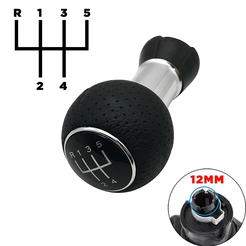 12mm Car Shift Knob Auto Gear shifter For Audi A3 A4 S4 B6 B7 Passat B5 B6 B7 CC Golf 4 5 6 7 Mk4 Polo Bora Caddy Beetle