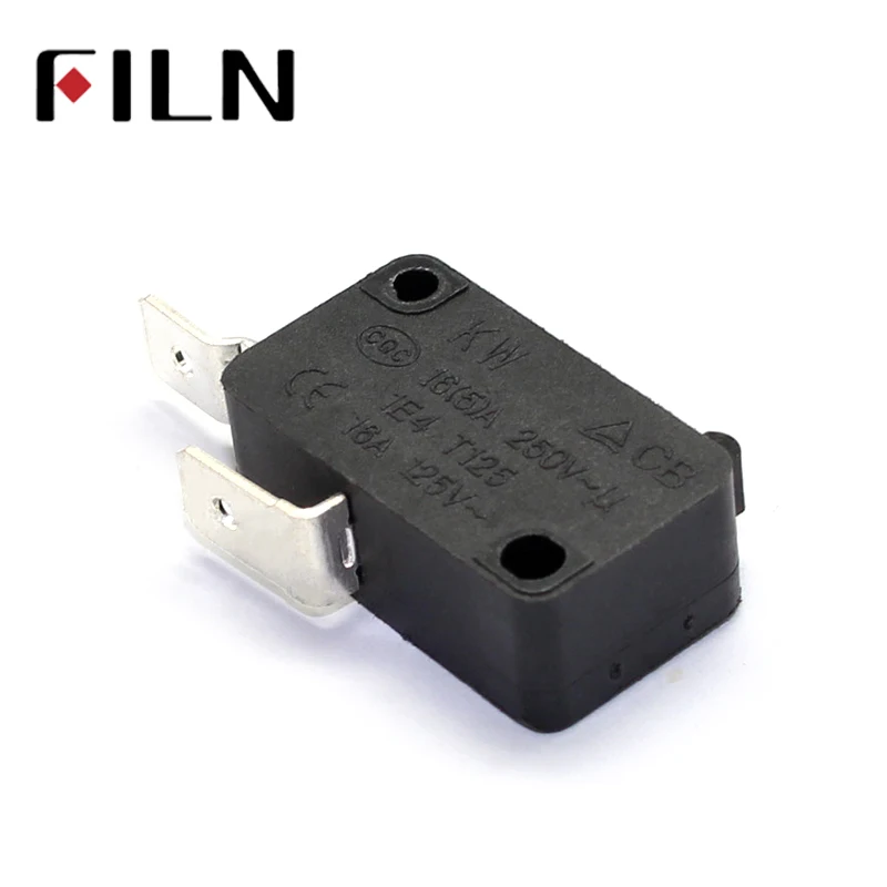 limit Switch 1NO High quality All New 5A 250VAC 6.3 connector terminal Micro Switch Black body