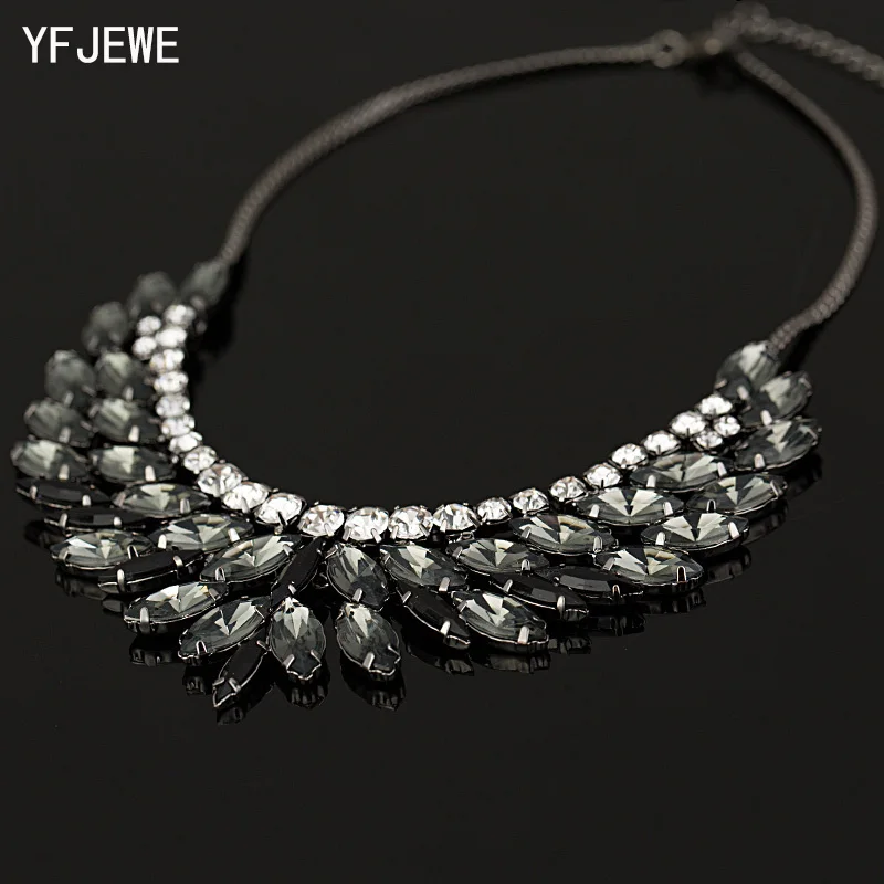 2018 New  Brand Luxury Crystal Necklaces & Pendants Eyes Resin Choker Statement Necklace Valentine\'s Day Women Jewelry #N007