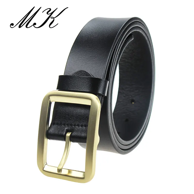 Maikun – ceinture en cuir pour hommes, marque de luxe, Vintage, fantaisie, Jeans, styliste, haute qualité