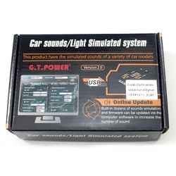 G.T.POWER RC Sound / LED Light Simulated System For On / Off Road Drift Car Buggy