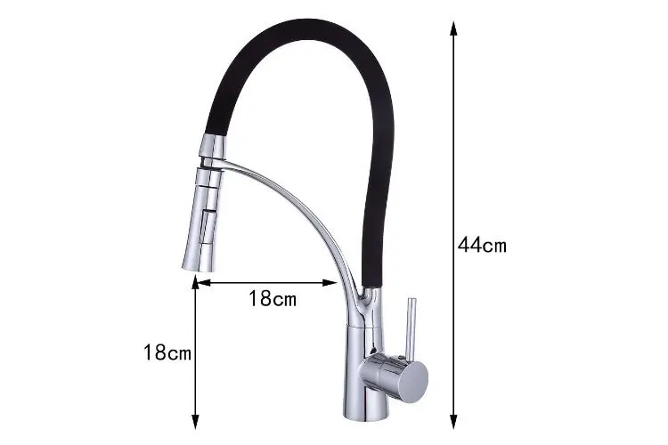Black LED Kitchen Faucets 360 Degree Rotation Water Filter Tap Water Faucets Solid Brass Sink Tap Water Mixer Led Faucet