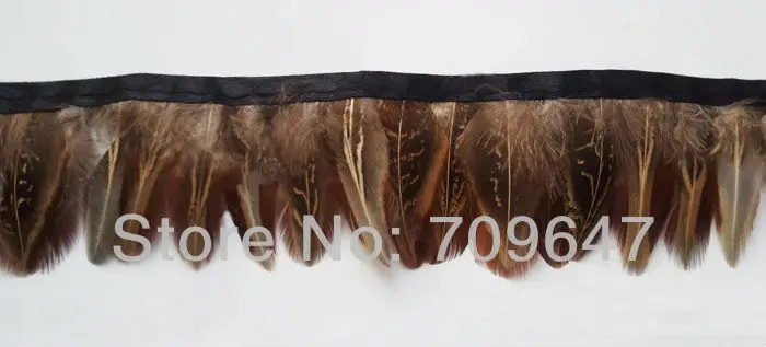 

2Yards/Lot 6.0cm Height Nature Nature Ringneck Pheasant Body Plumage Feathers Trim Fringe,Party Accessories,Plumes Decoration