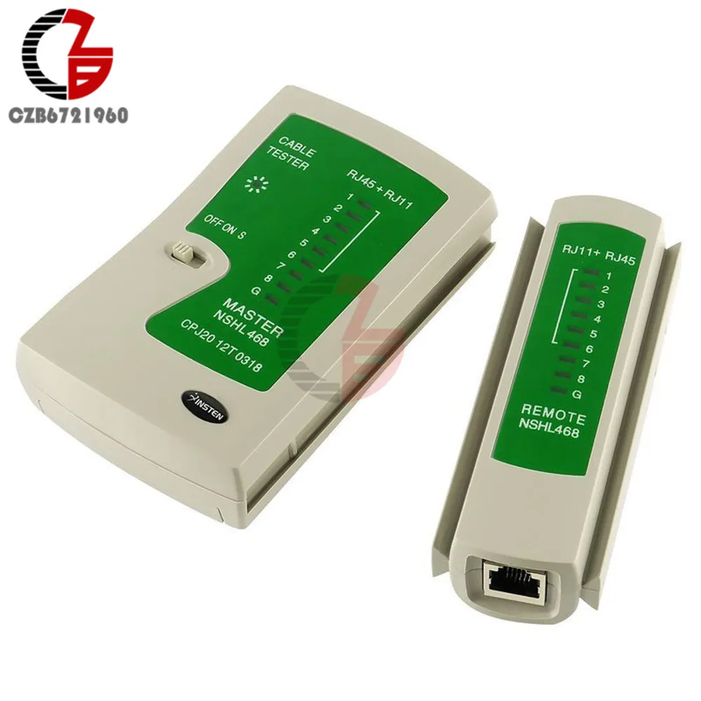 RJ45 RJ11 RJ12 Lan Network Cable Tester Cat5 Cat6 UTP LAN Cable Tester Networking Wire Telephone Line Detector Tracker Tools