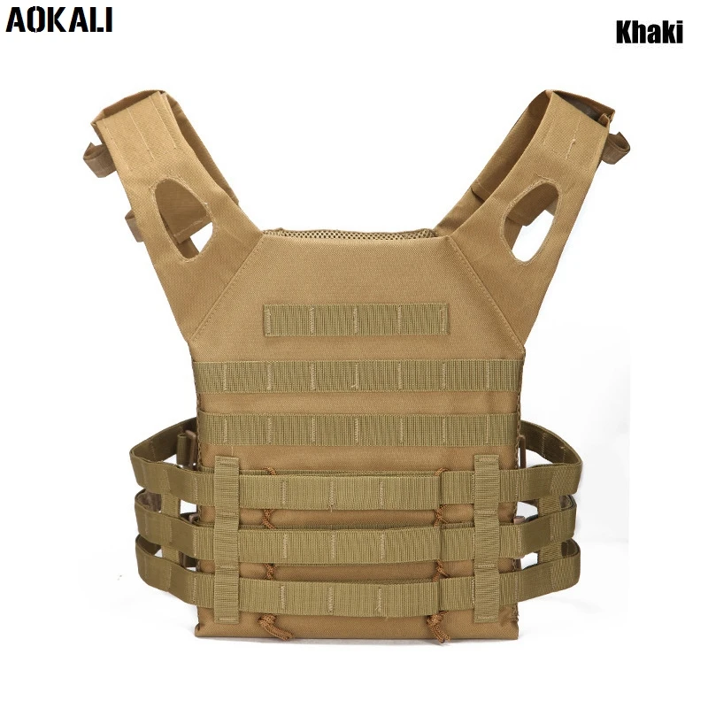 

AOKALI Adjustable Multifunction Outdoor Tactical Army Military Waterproof Vest Camouflage Nylon 800D Tactics Molle System Vest