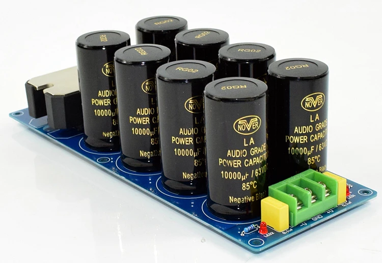 

High power 100A high current, positive and negative double power supply rectifier and filter power board.077