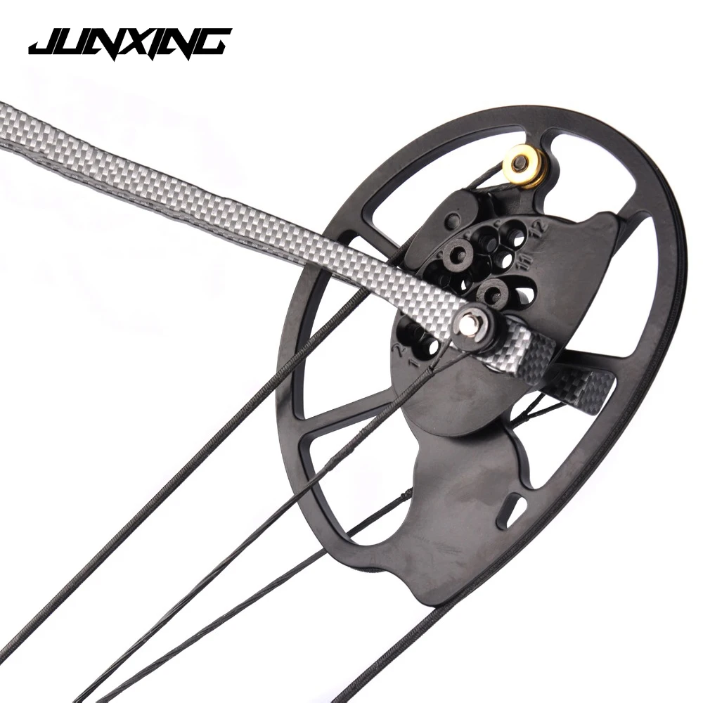 

1 Pair Compound Bow Pulley Aluminum Alloy Suit 20-70 LBS Compound Bow DIY for Outdoor Hunting Shooting Fishing