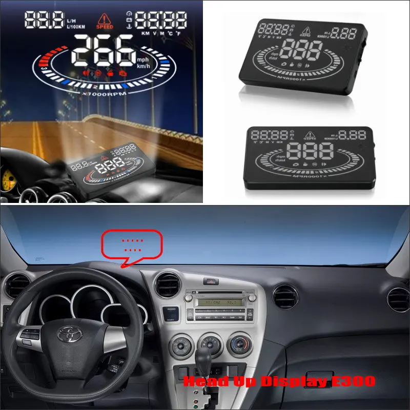 

For Toyota Matrix/Venza/Prius Auto Head Up Display HUD Accessories Safe Driving Screen Plug And Play Film DIY Do It Youself