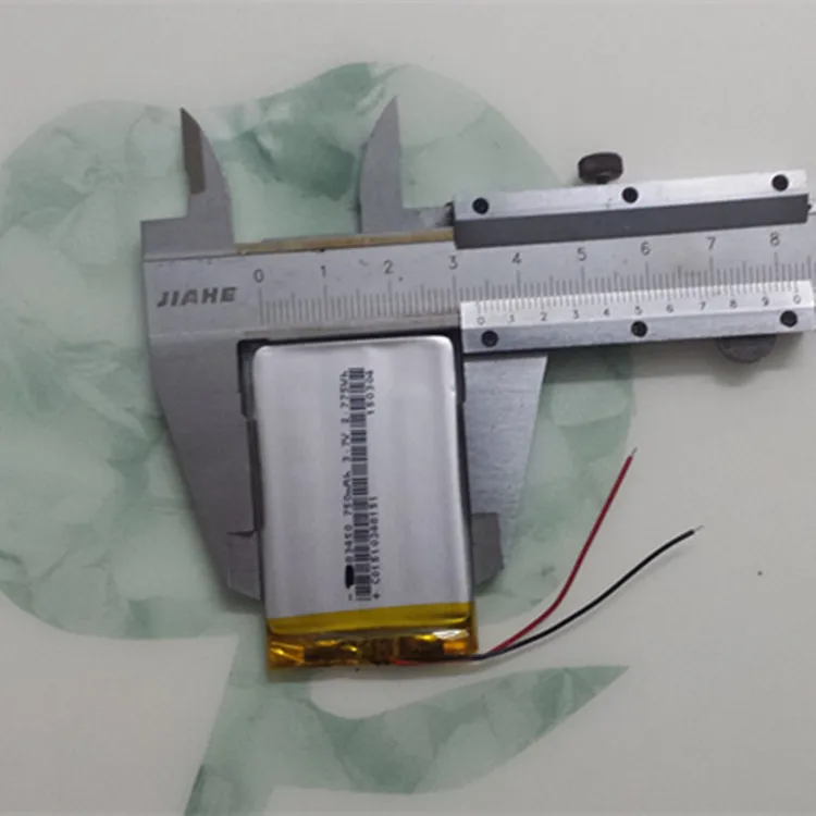 بطارية ليثيوم بوليمر 383450 ، 3.7 فولت ، 750 مللي أمبير ، لمكبرات الصوت MP3MP4 ، بطارية رقمية عالمية قابلة لإعادة الشحن ، خلية ليثيوم أيون قابلة لإعادة الشحن