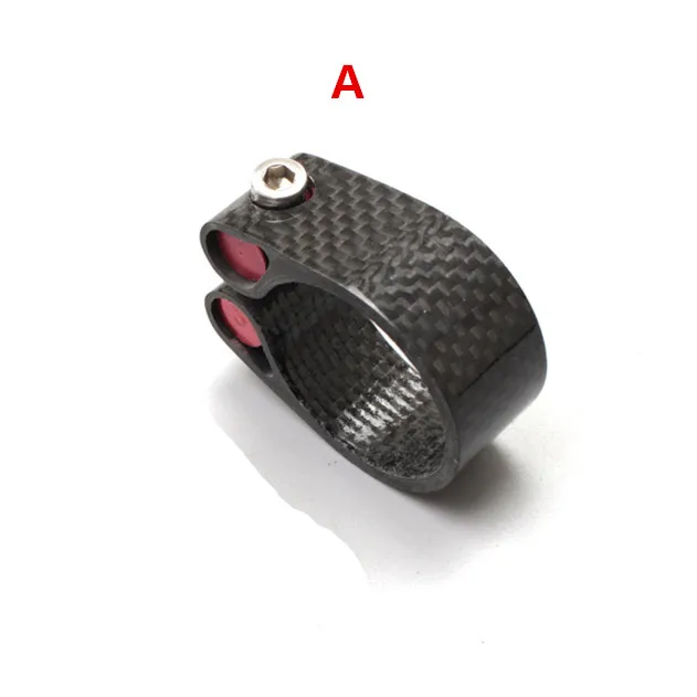 Bicycle carbon fiber seat post clamp 27.2mm 30.8mm 31.6mm locking seat tube clip carbon ultralight seatpost accessories