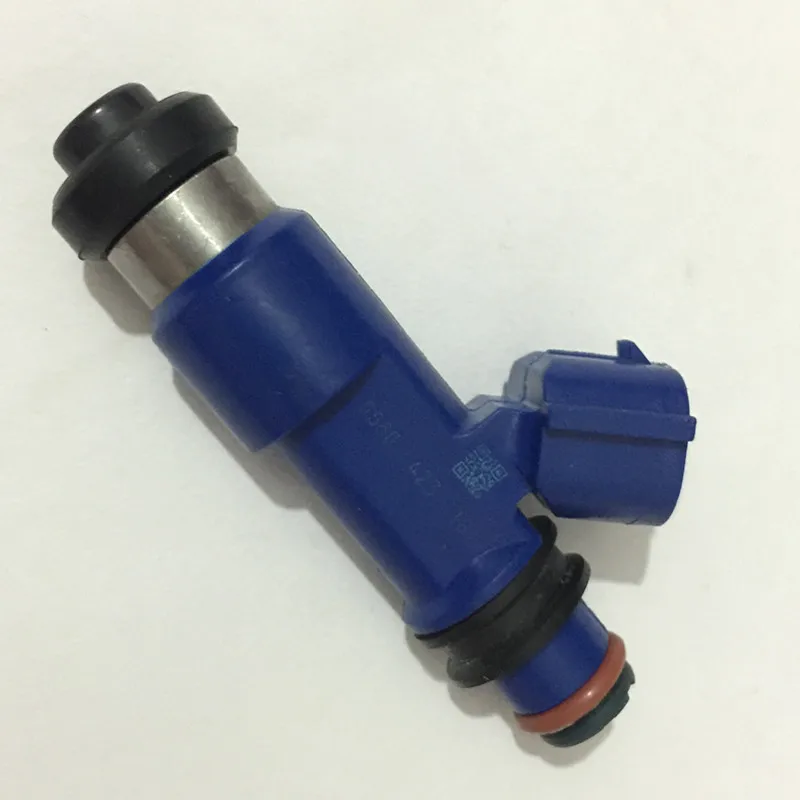 4x Flow matched E85 565 CC dark blue top feed OEM fuel injector for Subaru Impreza WRX STI EJ20 EJ25 EJ255 EJ257 turbo