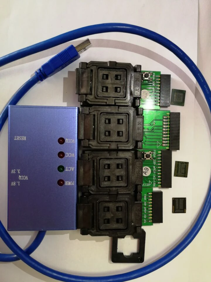 Universal test socket EMMC153/169 eMCP162/186/221/529 support many different eMMC emcp chips Android phone repair data recovery